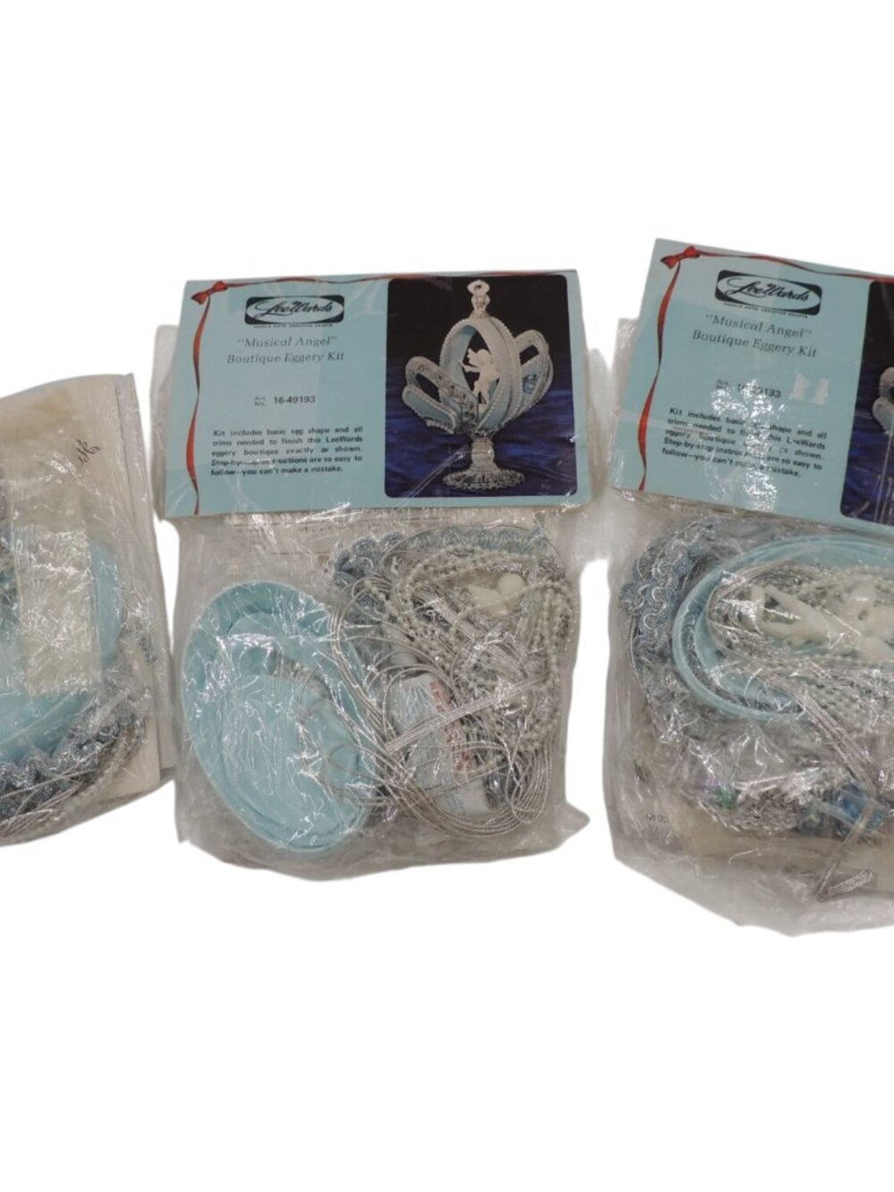 Vintage Lee Wards Musical Angel Boutique Eggery Kit 16-49193 / 3 kits
